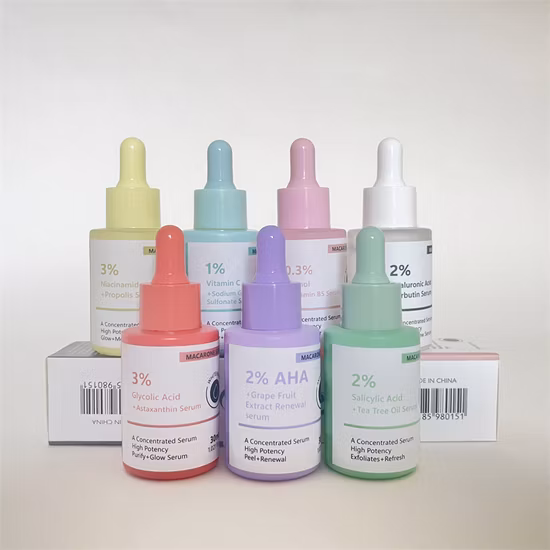 Private Label Skin Care Cosmetic Natural Vitamins Hyaluronic Acid Hydrating Serum