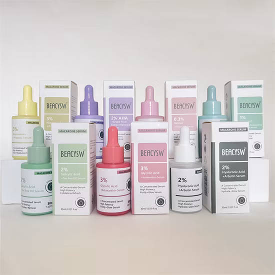 Private Label Skin Care Cosmetic Natural Vitamins Hyaluronic Acid Hydrating Serum