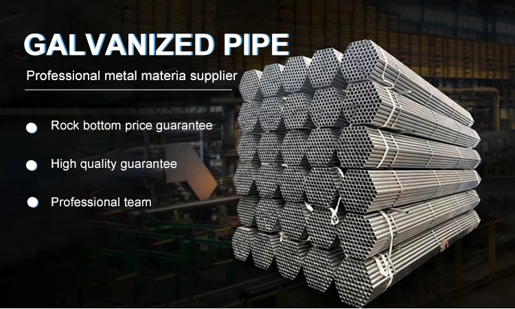 Best Selling 37mm Galvanized Round Steel Pipe Galvanized Pipe S275jr